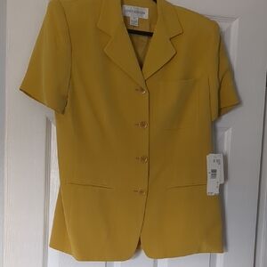 Jones New York Women's Yellow Blazer